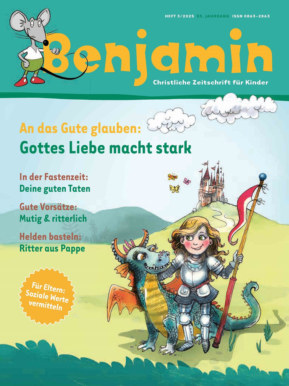 Benjamin Jahresabo mit Versand ins EU-Ausland