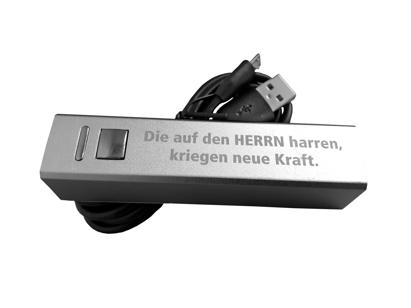 Powerbank mit Aufdruck