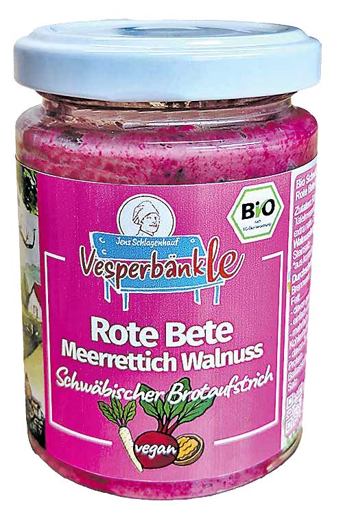 BROTAUFSTRICH „ROTE BEETE-MEERRETTICH-WALNUSS“