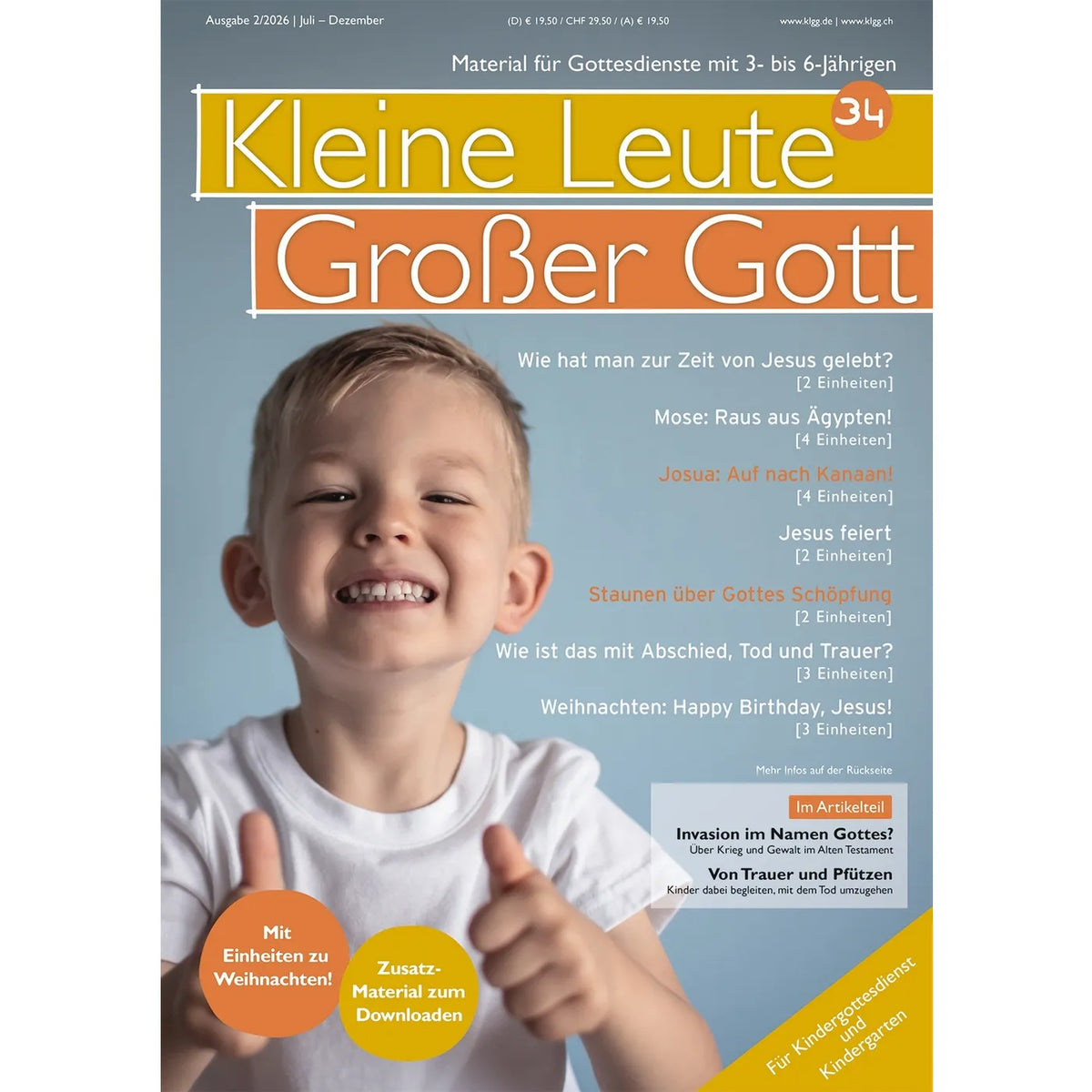 "Kleine Leute - Großer Gott"  im Abonnement