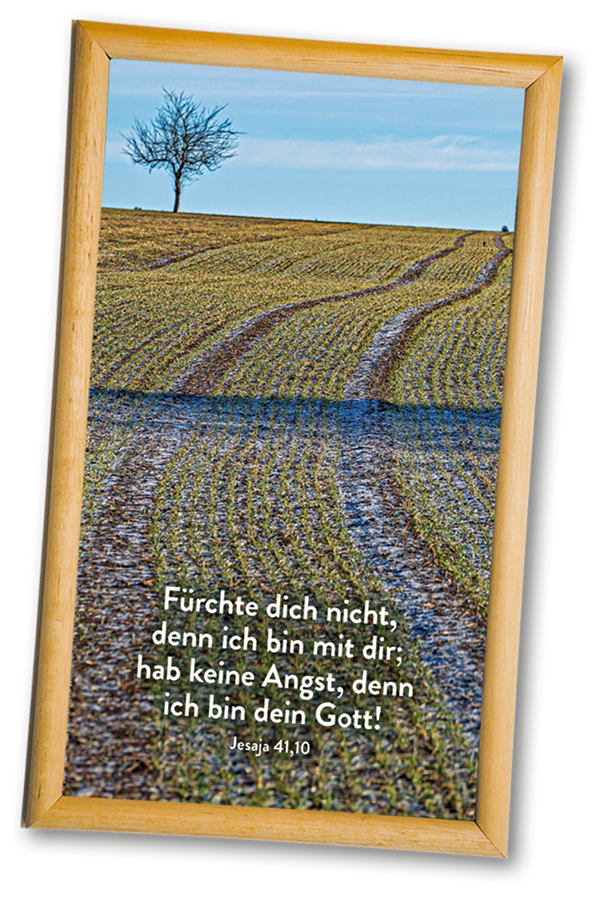 DIE JAHRESLOSUNG 2027 - POSTER UND HOLZRAHMEN