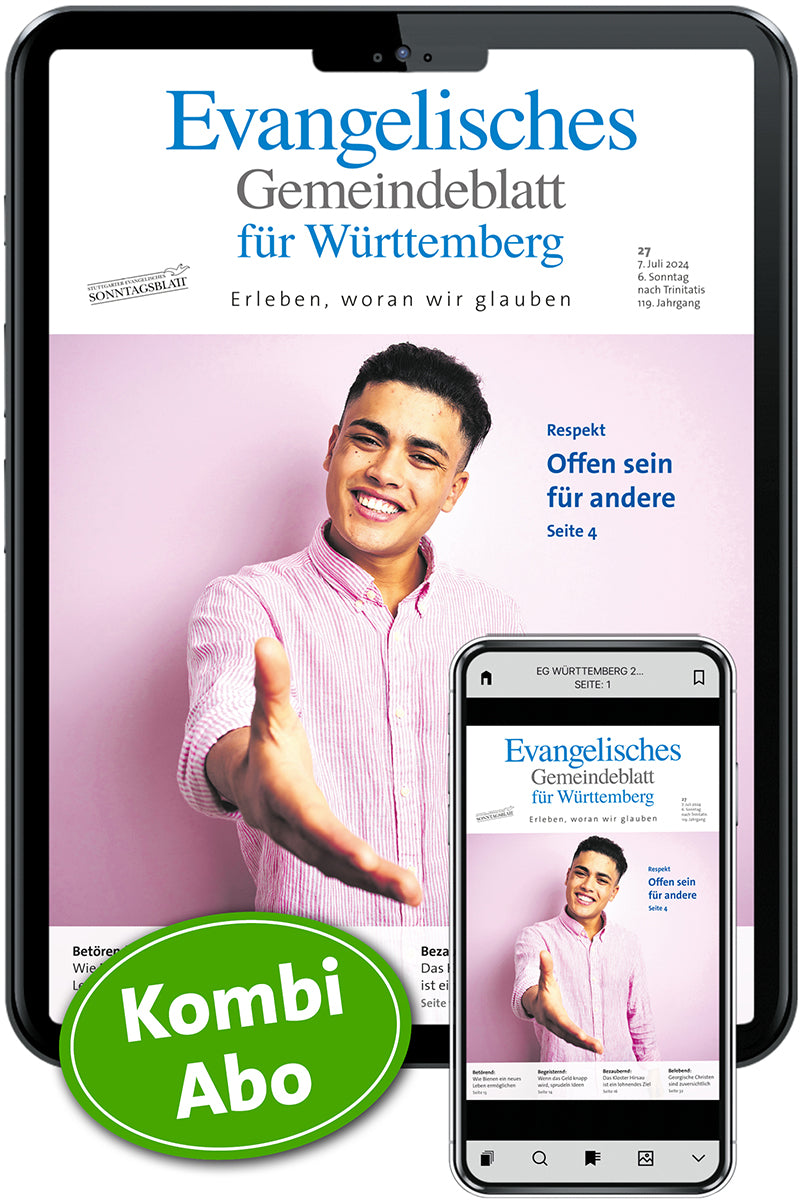 Ev. Gemeindeblatt für Württemberg: ePaper nur für Print-Abonnenten (Jahrespreis)