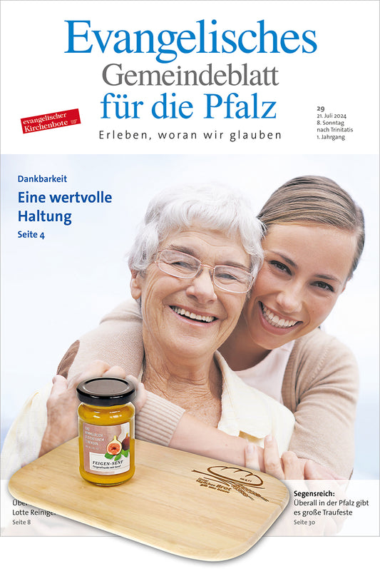 Ev. Gemeindeblatt für die Pfalz: Geschenkabo mit Gourmet-Set