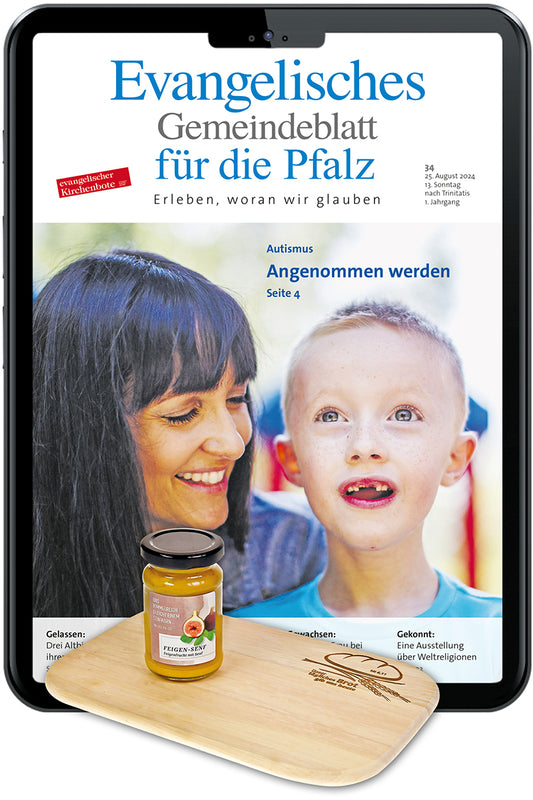 Ev. Gemeindeblatt für die Pfalz: ePaper mit Gourmet-Set (Monatspreis)