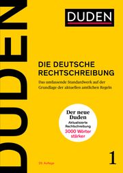 Duden - Die deutsche Rechtschreibung  9783411040193