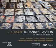 Johannes-Passion BWV 245 Bach, Johann Sebastian 4009350833135