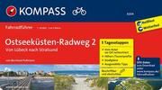 KOMPASS Fahrradführer Ostseeküsten-Radweg 2, von Lübeck nach Stralsund Pollmann, Bernhard 9783850263993