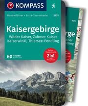 KOMPASS Wanderführer Kaisergebirge, 60 Touren mit Extra-Tourenkarte Theil, Walter 9783991216070