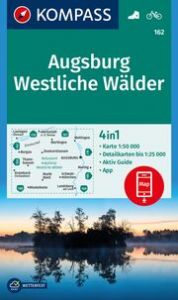 KOMPASS Wanderkarte 162 Augsburg, Westliche Wälder 1:50.000  9783991542032