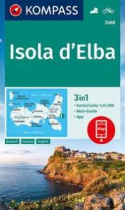 KOMPASS Wanderkarte 2468 Isola d' Elba 1:25.000  9783990448885