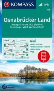 KOMPASS Wanderkarte 750 Osnabrücker Land 1:50.000  9783990449196