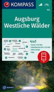 KOMPASS Wanderkarte Augsburg, Westliche Wälder KOMPASS-Karten GmbH 9783990448359