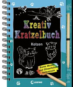 Kreativ-Kratzelbuch: Katzen Loewe Kratzel-Welt 9783785588093