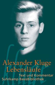 Lebensläufe Kluge, Alexander 9783518189467