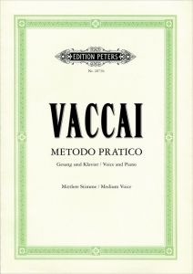 Metodo pratico di Canto italiano Vaccai, Nicola 9790014009298