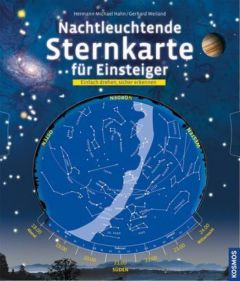 Nachtleuchtende Sternkarte für Einsteiger Hahn, Hermann-Michael/Weiland, Gerhard 9783440147924