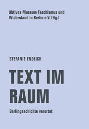 Text im Raum Endlich, Stefanie 9783957325402