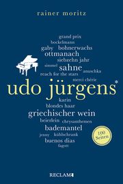 Udo Jürgens. 100 Seiten Moritz, Rainer 9783150206713