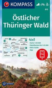 Wanderkarte 813 Östlicher Thüringer Wald KOMPASS-Karten GmbH 9783991210825