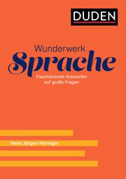 Wunderwerk Sprache Heringer, Hans Jürgen 9783411059874